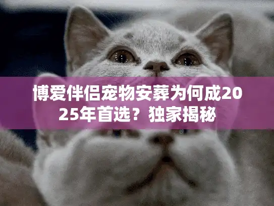 博爱伴侣宠物安葬为何成2025年首选？独家揭秘