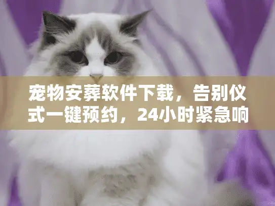 宠物安葬软件下载，告别仪式一键预约，24小时紧急响应靠谱吗？