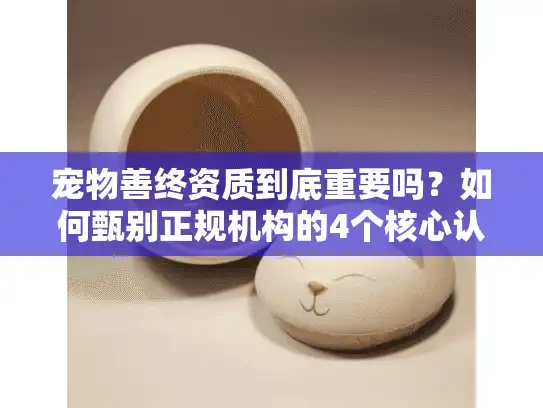 宠物善终资质到底重要吗？如何甄别正规机构的4个核心认证
