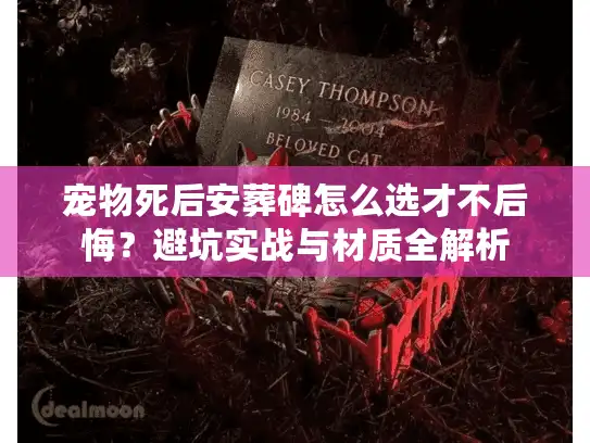 宠物死后安葬碑怎么选才不后悔？避坑实战与材质全解析