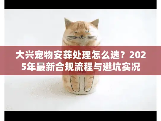 大兴宠物安葬处理怎么选？2025年最新合规流程与避坑实况