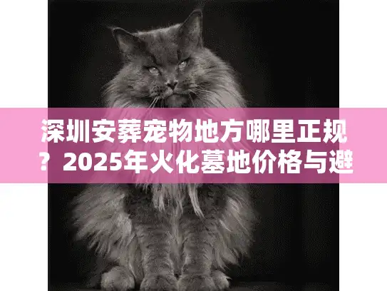 深圳安葬宠物地方哪里正规？2025年火化墓地价格与避坑内幕