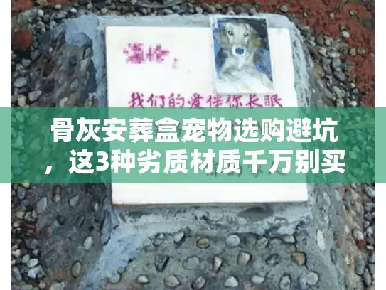 骨灰安葬盒宠物选购避坑，这3种劣质材质千万别买