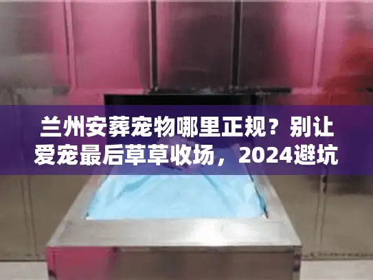 兰州安葬宠物哪里正规？别让爱宠最后草草收场，2024避坑实录