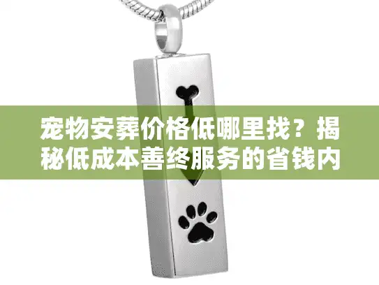 宠物安葬价格低哪里找？揭秘低成本善终服务的省钱内幕