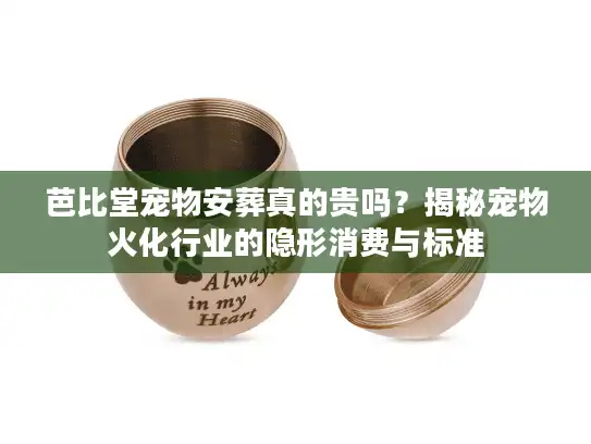 芭比堂宠物安葬真的贵吗？揭秘宠物火化行业的隐形消费与标准
