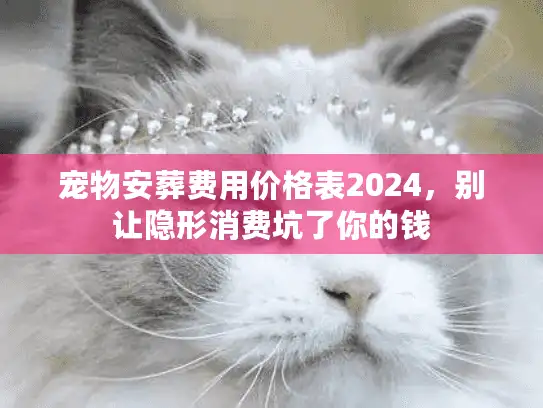 宠物安葬费用价格表2024，别让隐形消费坑了你的钱
