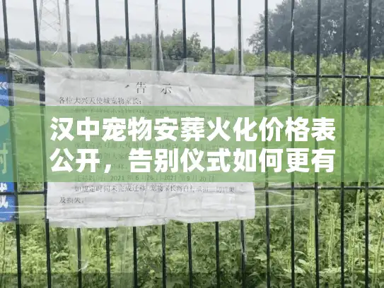 汉中宠物安葬火化价格表公开，告别仪式如何更有尊严？