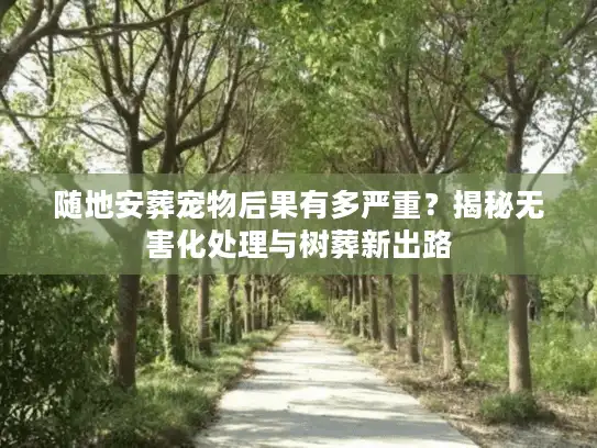 随地安葬宠物后果有多严重？揭秘无害化处理与树葬新出路