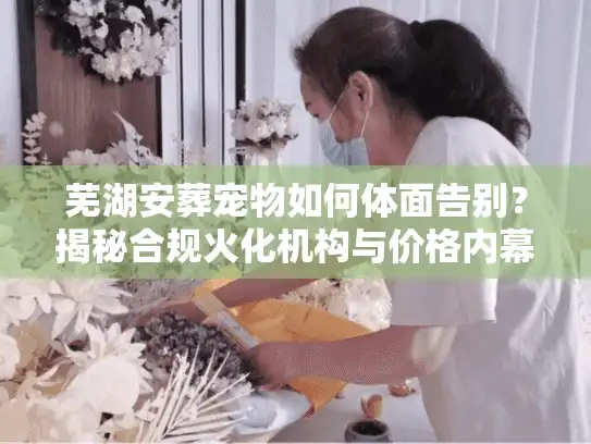 芜湖安葬宠物如何体面告别？揭秘合规火化机构与价格内幕