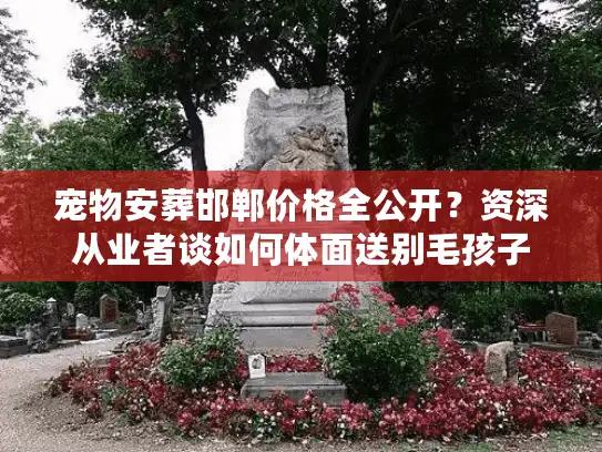 宠物安葬邯郸价格全公开？资深从业者谈如何体面送别毛孩子