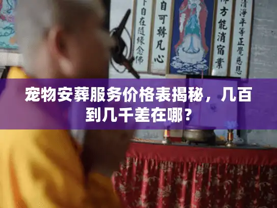 宠物安葬服务价格表揭秘，几百到几千差在哪？