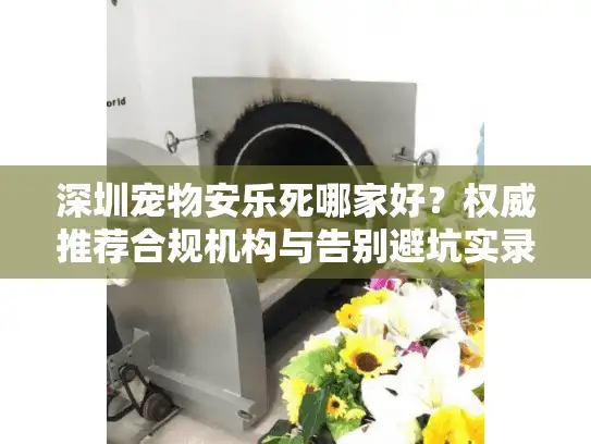 深圳宠物安乐死哪家好？权威推荐合规机构与告别避坑实录
