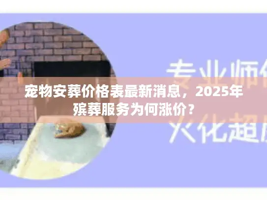 宠物安葬价格表最新消息，2025年殡葬服务为何涨价？