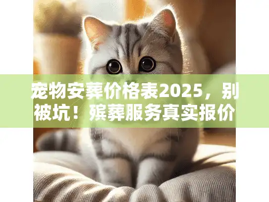 宠物安葬价格表2025，别被坑！殡葬服务真实报价单