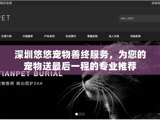 深圳悠悠宠物善终服务，为您的宠物送最后一程的专业推荐