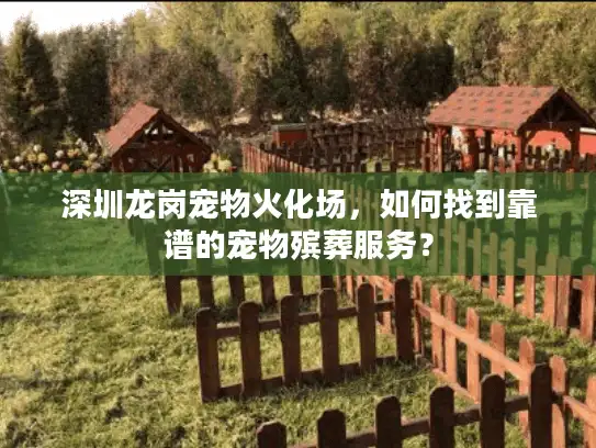 深圳龙岗宠物火化场，如何找到靠谱的宠物殡葬服务？