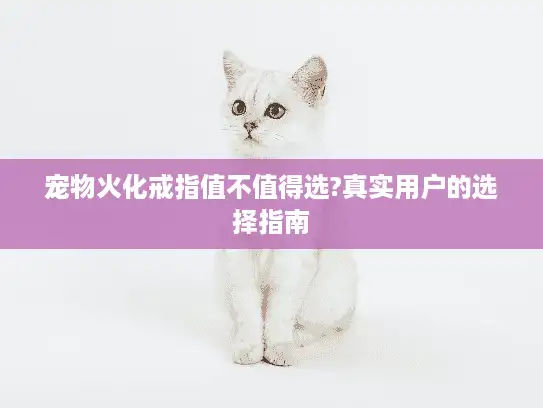 宠物火化戒指值不值得选?真实用户的选择指南