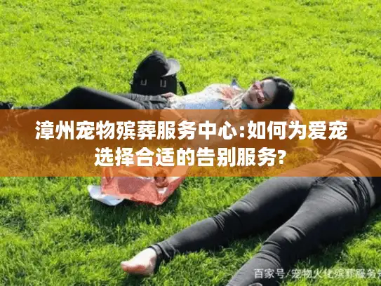 漳州宠物殡葬服务中心:如何为爱宠选择合适的告别服务?