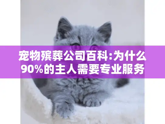 宠物殡葬公司百科:为什么90%的主人需要专业服务?
