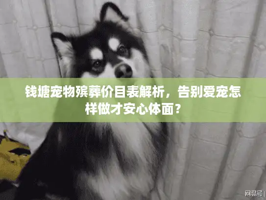 钱塘宠物殡葬价目表解析，告别爱宠怎样做才安心体面？