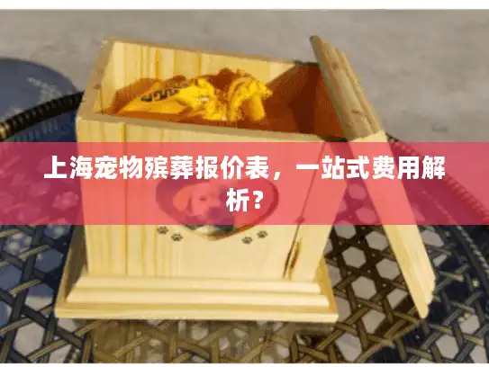 上海宠物殡葬报价表，一站式费用解析？
