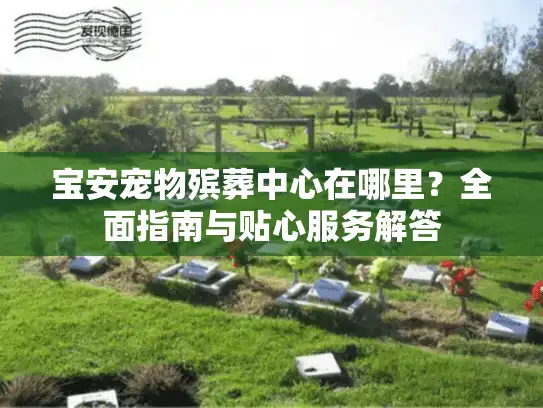 宝安宠物殡葬中心在哪里？全面指南与贴心服务解答