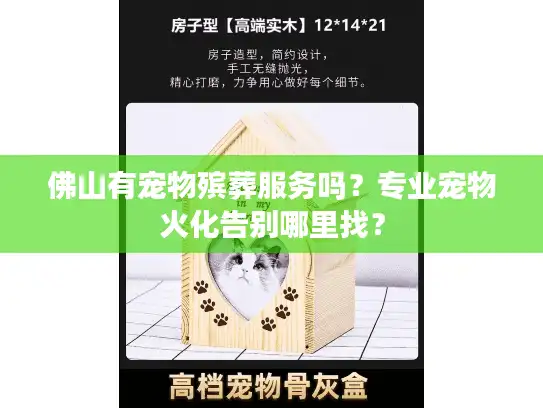 佛山有宠物殡葬服务吗？专业宠物火化告别哪里找？
