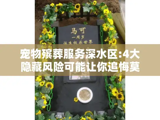 宠物殡葬服务深水区:4大隐藏风险可能让你追悔莫及