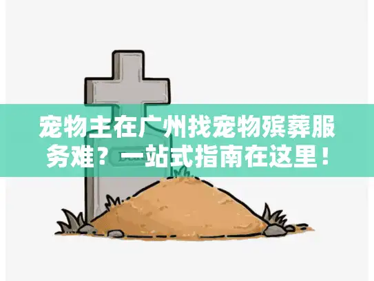 宠物主在广州找宠物殡葬服务难？一站式指南在这里！