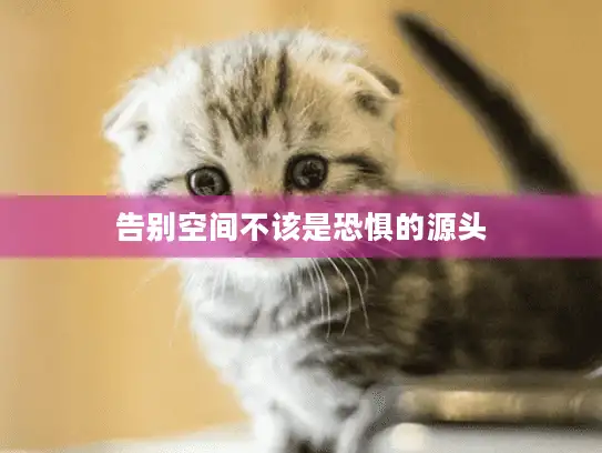告别空间不该是恐惧的源头