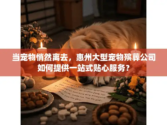 当宠物悄然离去，惠州大型宠物殡葬公司如何提供一站式贴心服务？