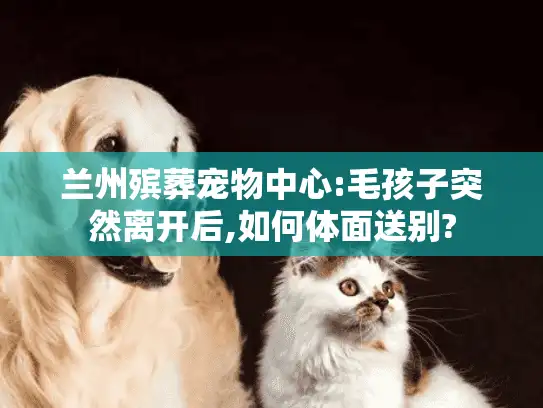 兰州殡葬宠物中心:毛孩子突然离开后,如何体面送别?