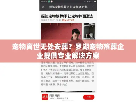宠物离世无处安葬？罗湖宠物殡葬企业提供专业解决方案