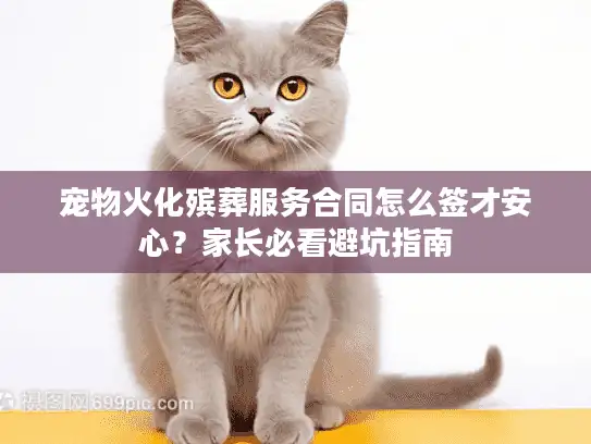 宠物火化殡葬服务合同怎么签才安心？家长必看避坑指南