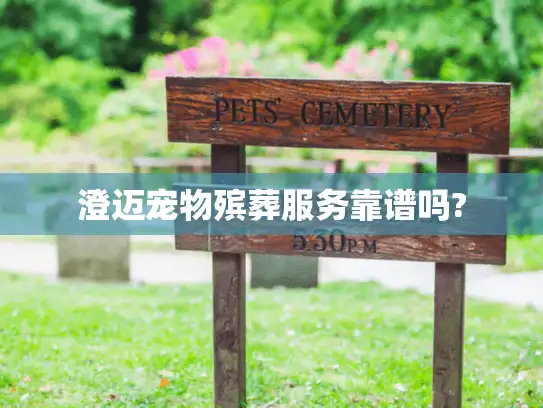 澄迈宠物殡葬服务靠谱吗?