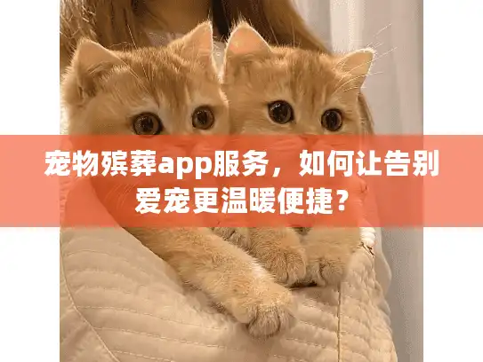 宠物殡葬app服务，如何让告别爱宠更温暖便捷？