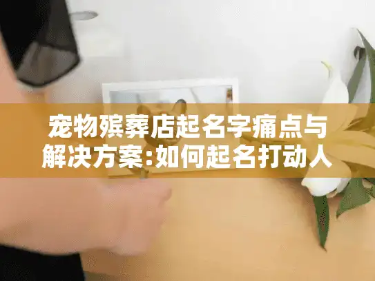 宠物殡葬店起名字痛点与解决方案:如何起名打动人心?