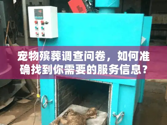 宠物殡葬调查问卷，如何准确找到你需要的服务信息？