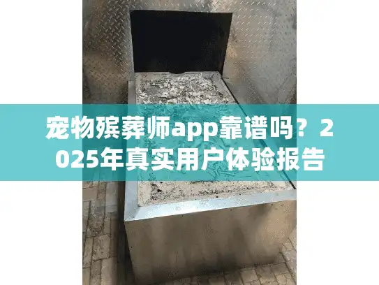 宠物殡葬师app靠谱吗？2025年真实用户体验报告