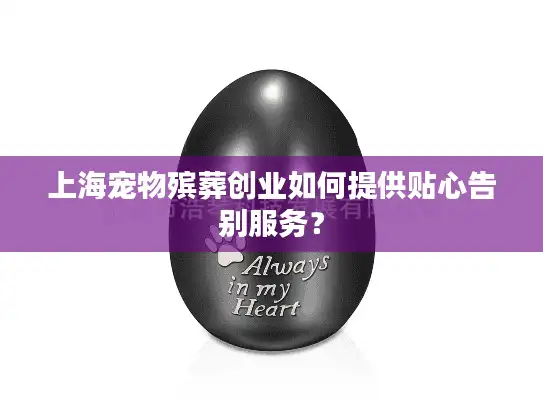 上海宠物殡葬创业如何提供贴心告别服务？