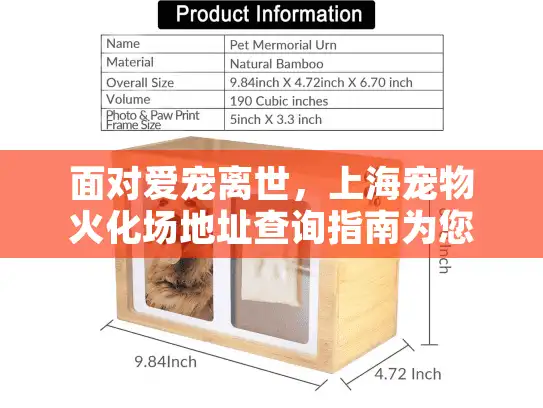 面对爱宠离世，上海宠物火化场地址查询指南为您解忧