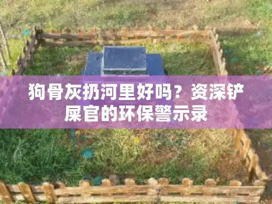 狗骨灰扔河里好吗？资深铲屎官的环保警示录