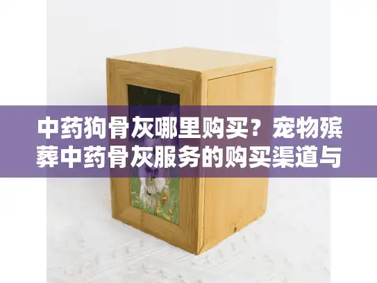 中药狗骨灰哪里购买？宠物殡葬中药骨灰服务的购买渠道与指南