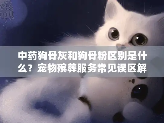 中药狗骨灰和狗骨粉区别是什么？宠物殡葬服务常见误区解析