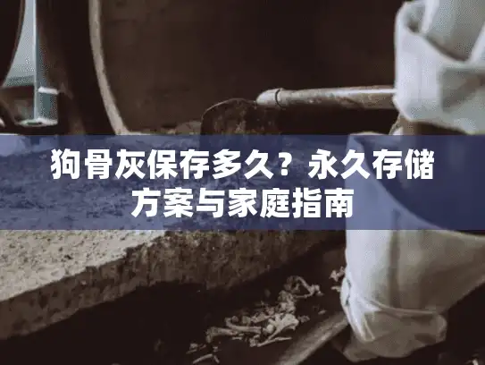 狗骨灰保存多久？永久存储方案与家庭指南