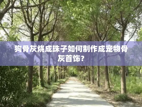 狗骨灰烧成珠子如何制作成宠物骨灰首饰？