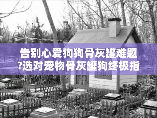告别心爱狗狗骨灰罐难题?选对宠物骨灰罐狗终极指南