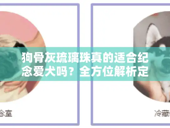 狗骨灰琉璃珠真的适合纪念爱犬吗？全方位解析定制流程与价值