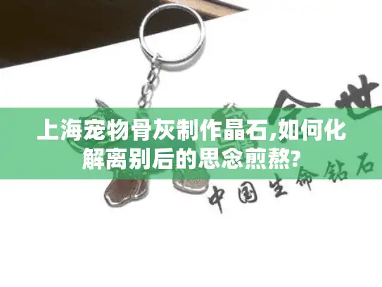 上海宠物骨灰制作晶石,如何化解离别后的思念煎熬?